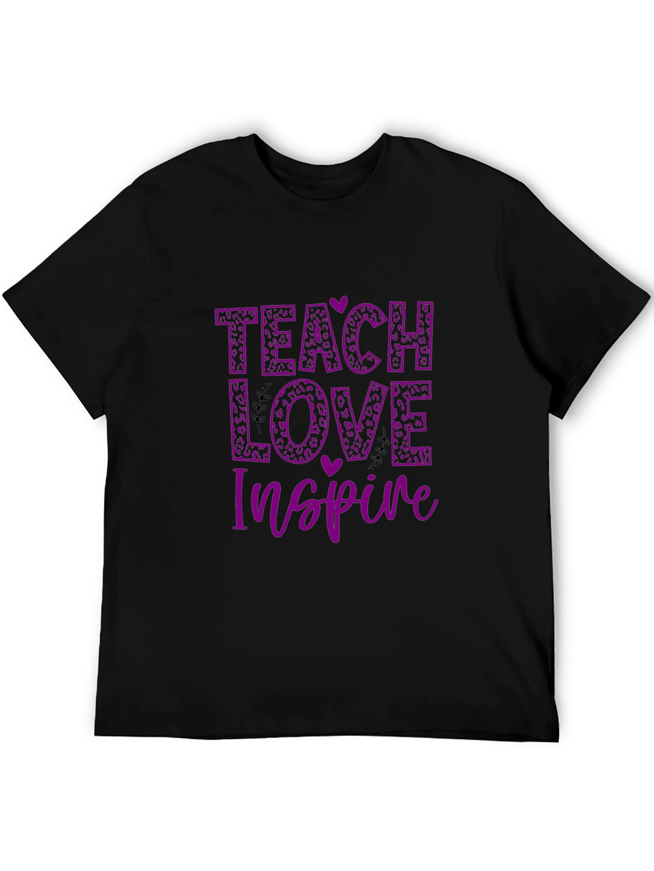 Teach Love Inspire T-Shirt - Black