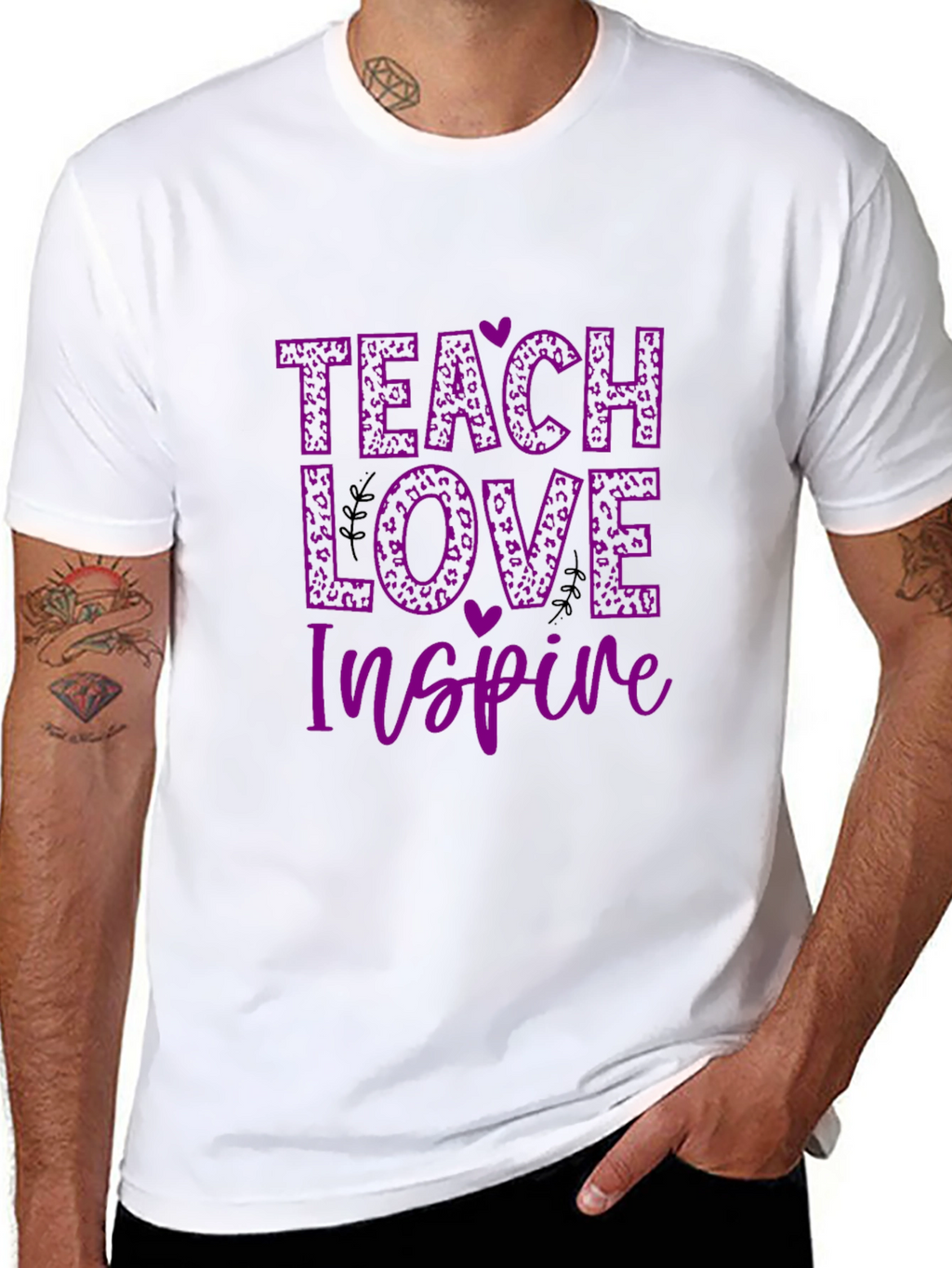 Teach Love Inspire T-Shirt - Black