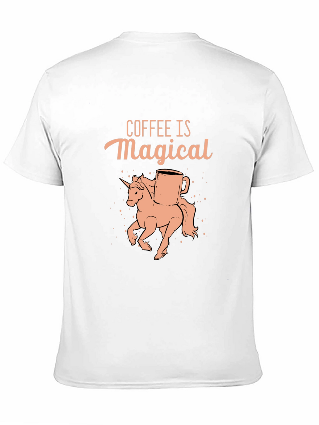 Coffee Is Magical Unicorn Graphic T-Shirt