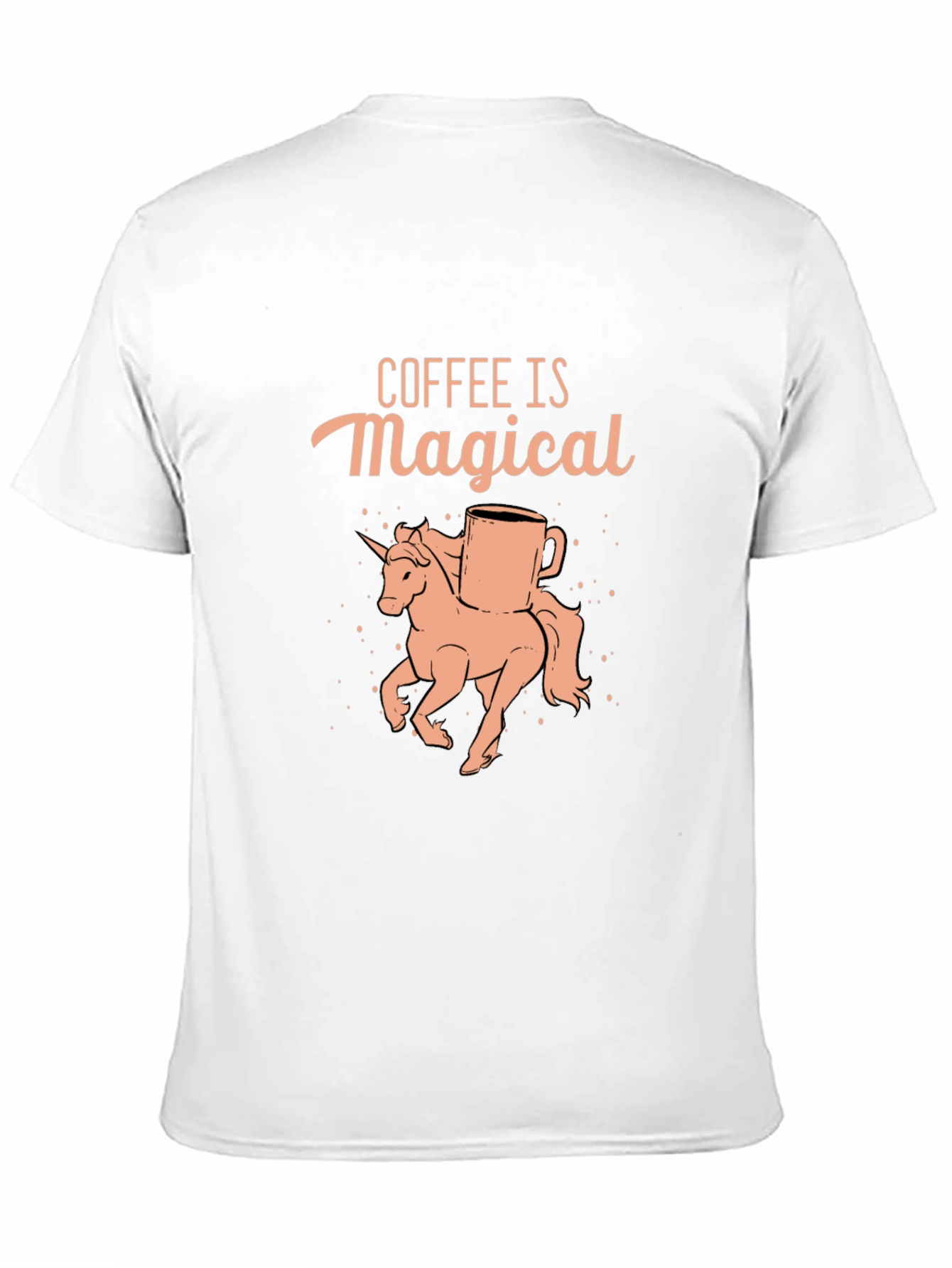 Coffee Is Magical Unicorn Graphic T-Shirt