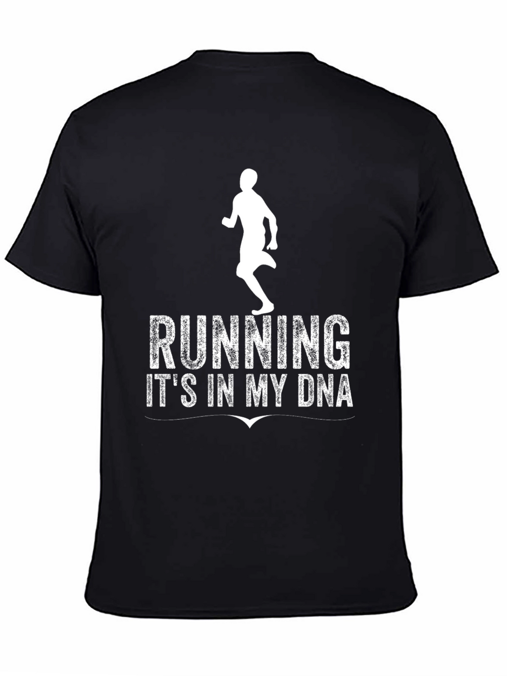 Running In My DNA T-Shirt - Black Graphic Tee