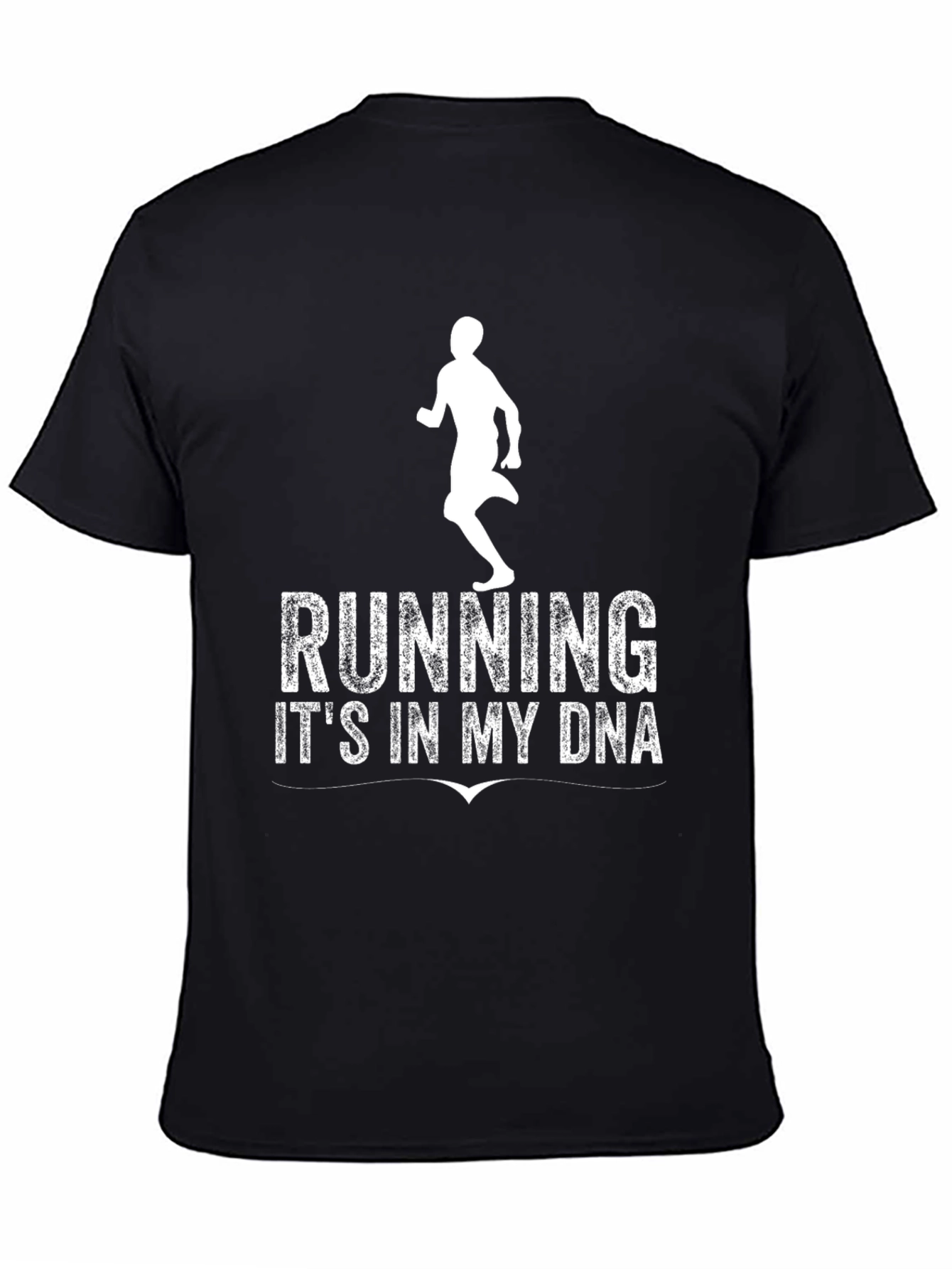 Running In My DNA T-Shirt - Black Graphic Tee