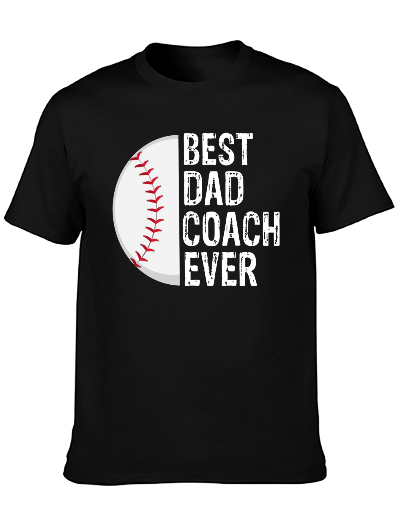 Best Dad Coach Ever Graphic T-Shirt