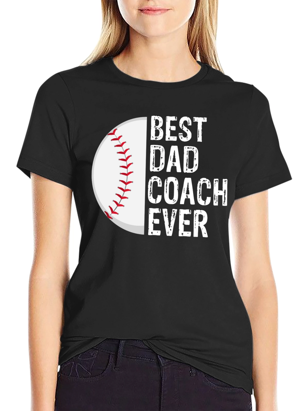 Best Dad Coach Ever Graphic T-Shirt