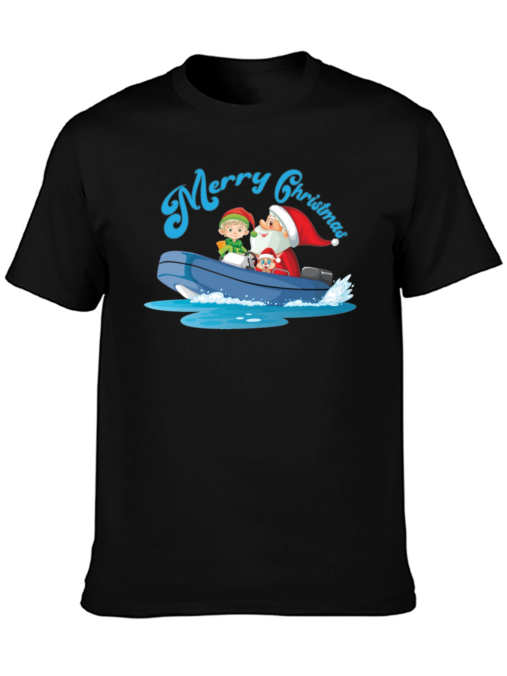 Merry Christmas Boat Ride T-Shirt