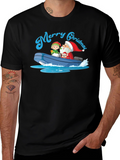 Merry Christmas Boat Ride T-Shirt
