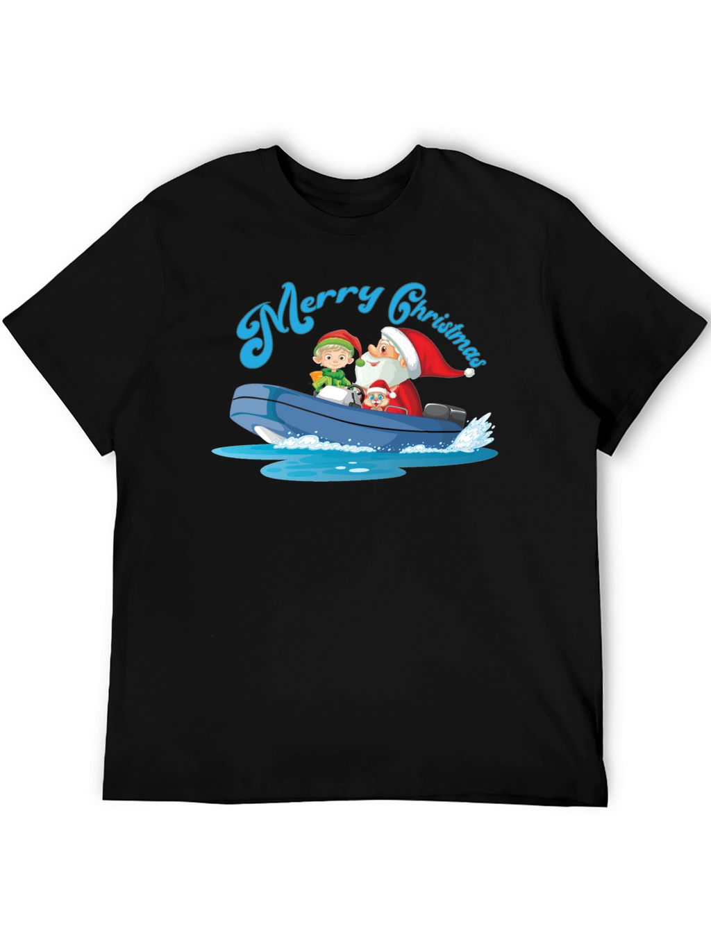 Merry Christmas Boat Ride T-Shirt