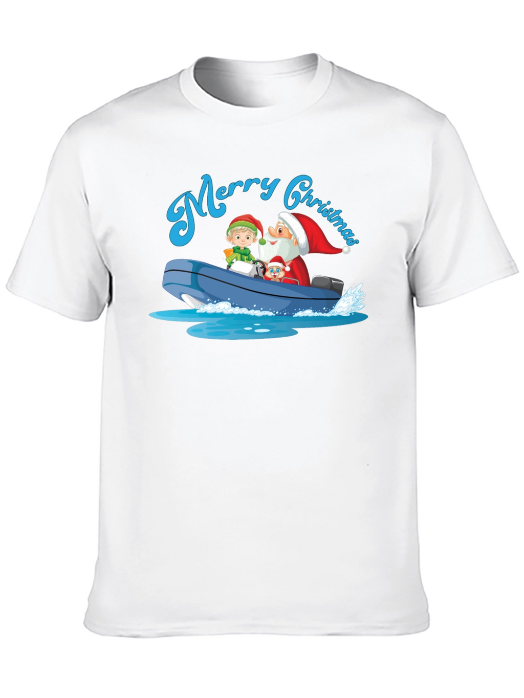 Merry Christmas Boat Ride T-Shirt