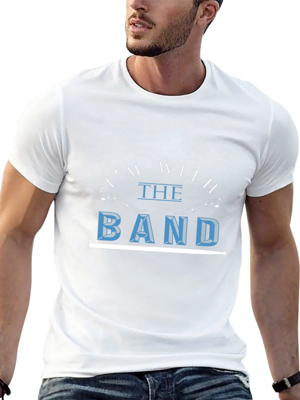 Im With The Band Crewneck T-Shirt