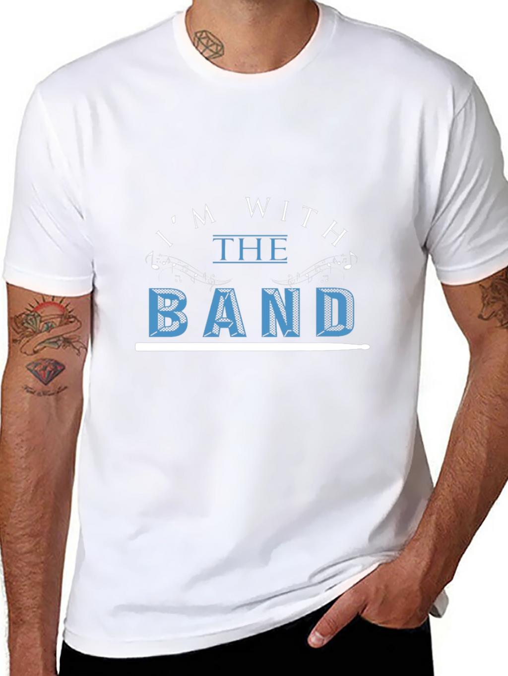Im With The Band Crewneck T-Shirt