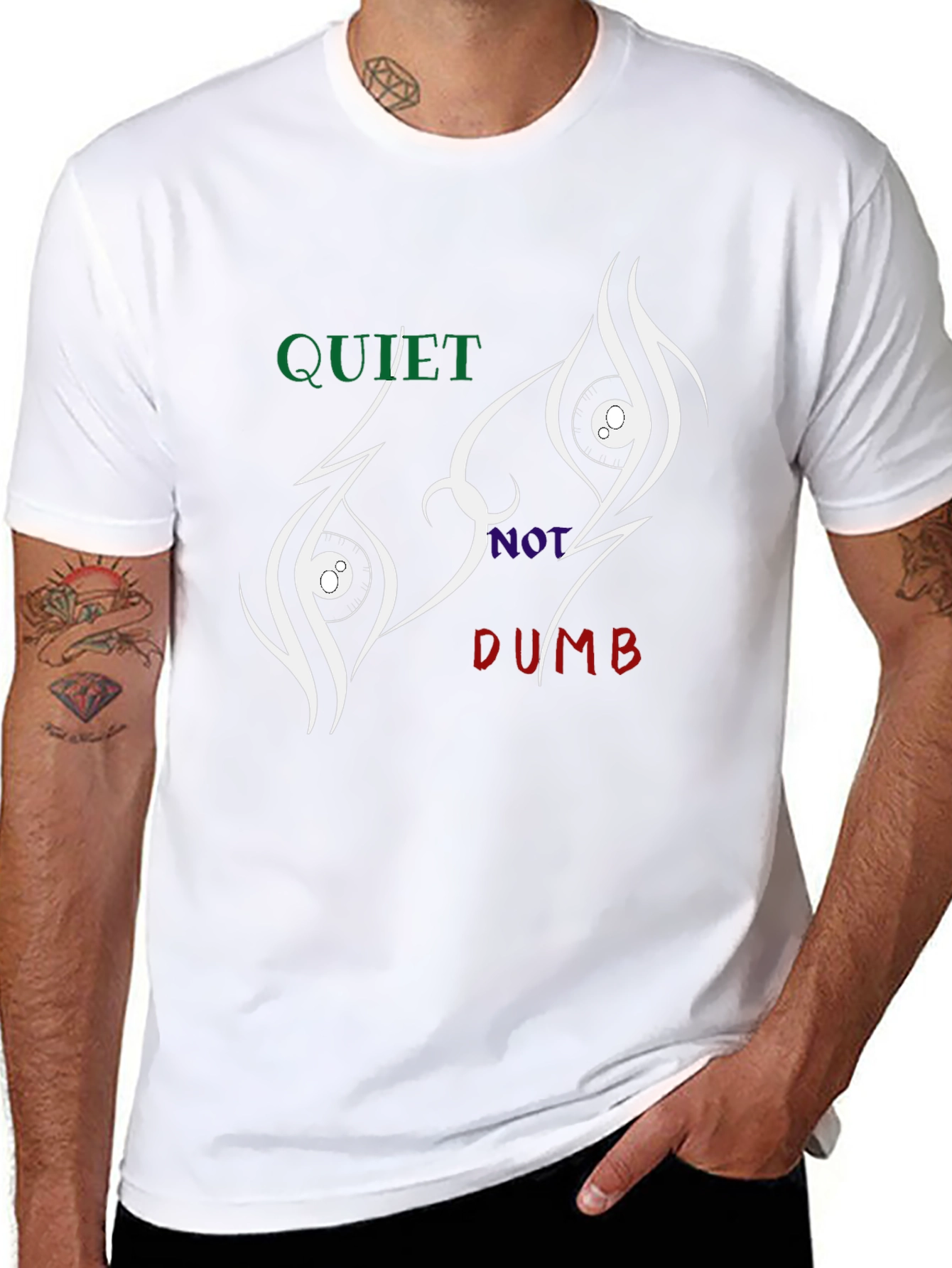 Quiet Not Dumb Graphic Tee