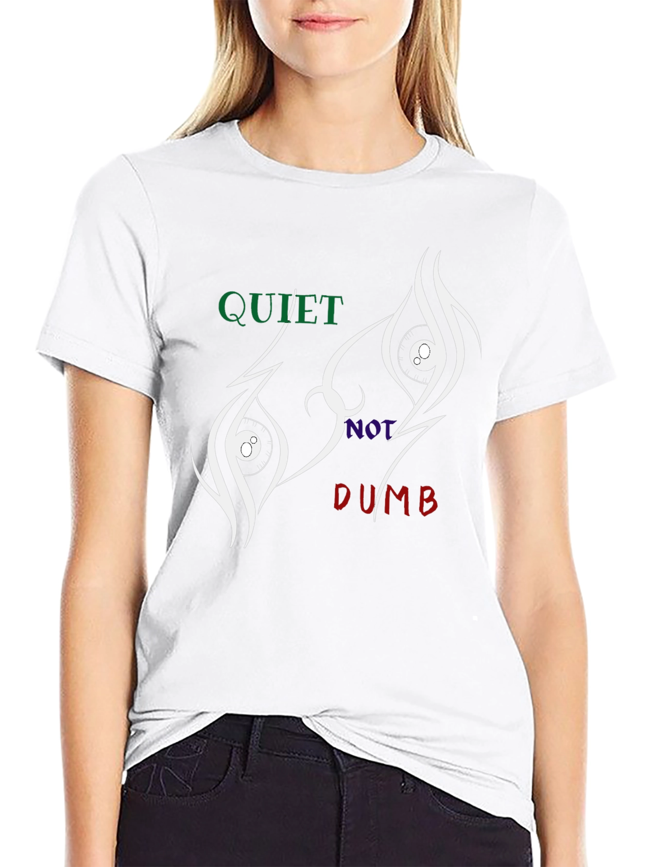 Quiet Not Dumb Graphic Tee