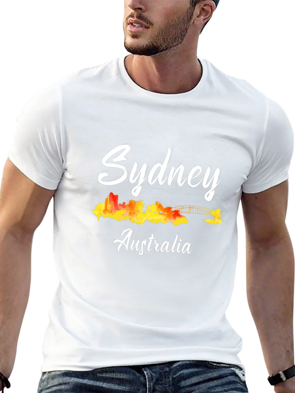 Sydney Australia T-Shirt - City Skyline Design