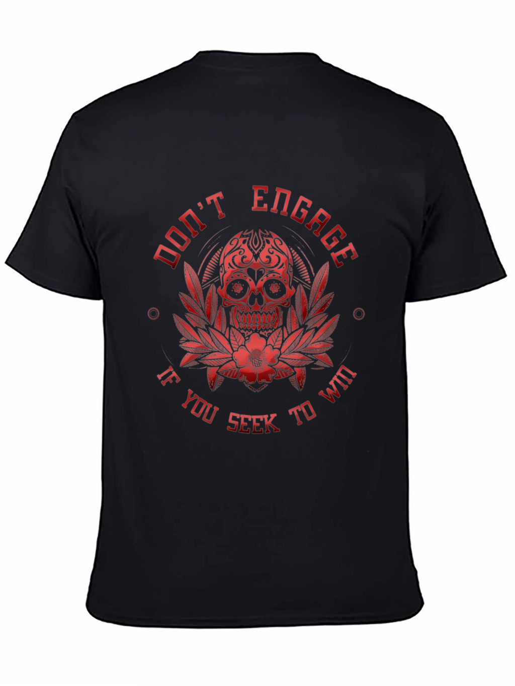 Dont Engage Skull Graphic T-Shirt