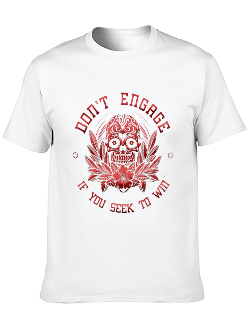 Dont Engage Skull Graphic T-Shirt