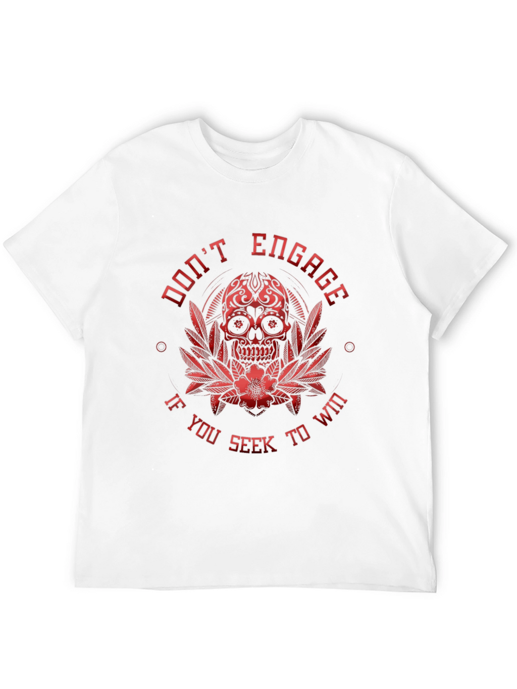 Dont Engage Skull Graphic T-Shirt