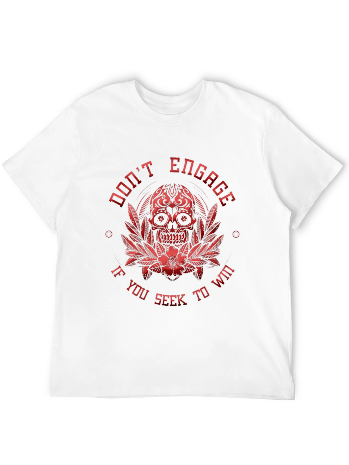 Dont Engage Skull Graphic T-Shirt