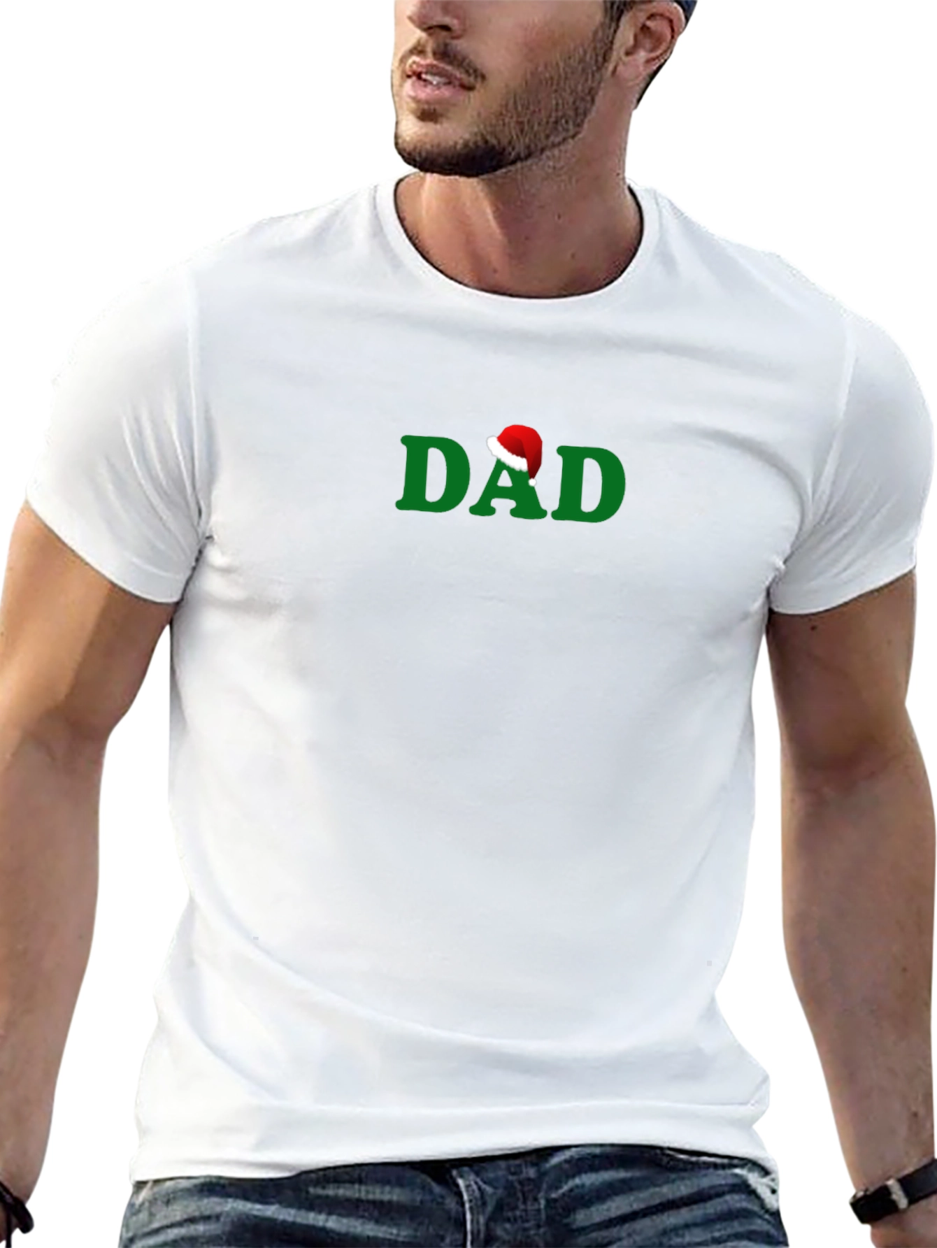 Dad Christmas Santa Hat T-Shirt