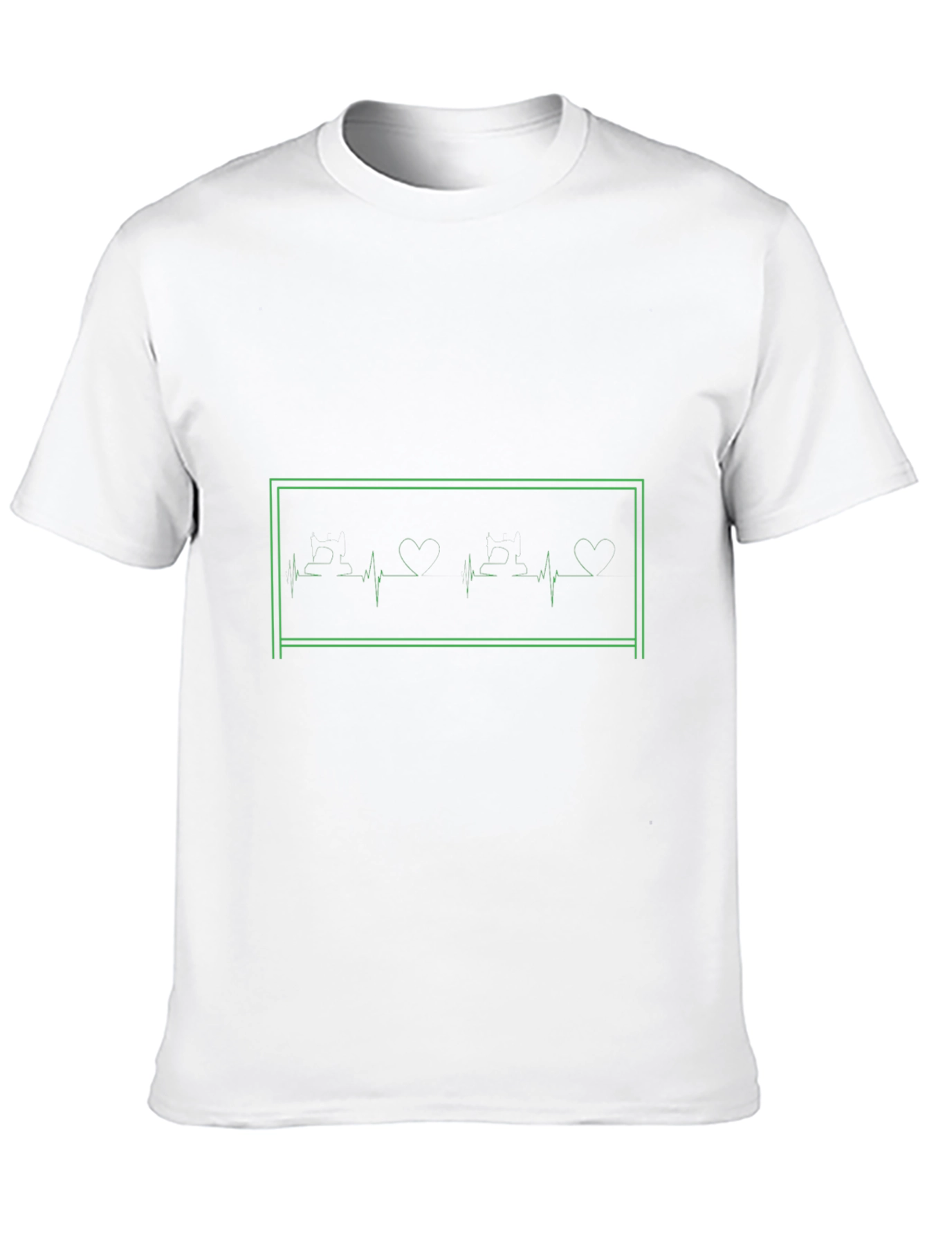Heartbeat Love Graphic Tee - Black
