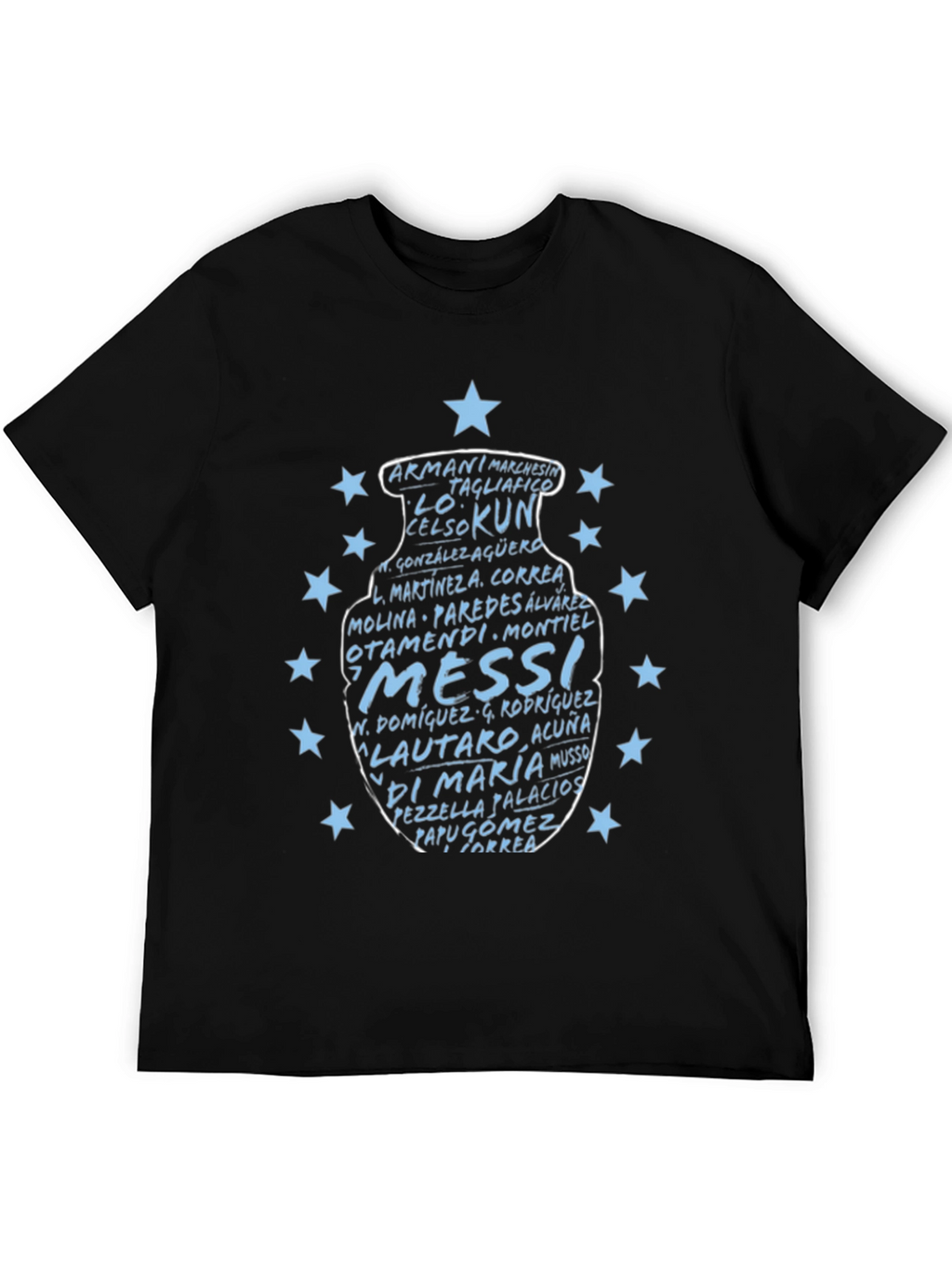 Argentina Soccer Team Names T-Shirt