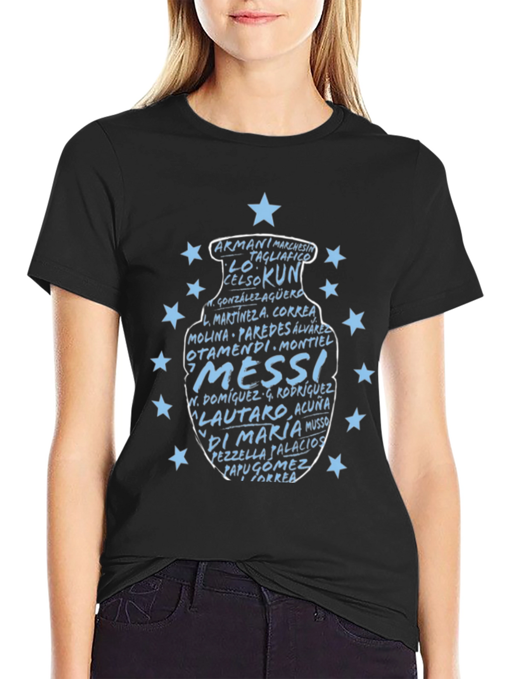 Argentina Soccer Team Names T-Shirt