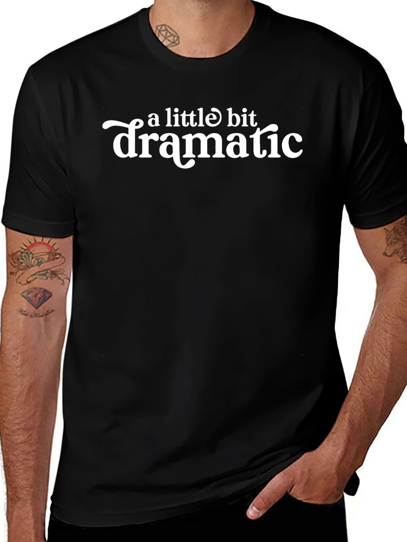 A Little Bit Dramatic - Funny T-Shirt
