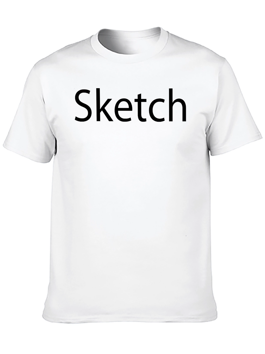 Sketch Mens Black Crewneck T-shirt