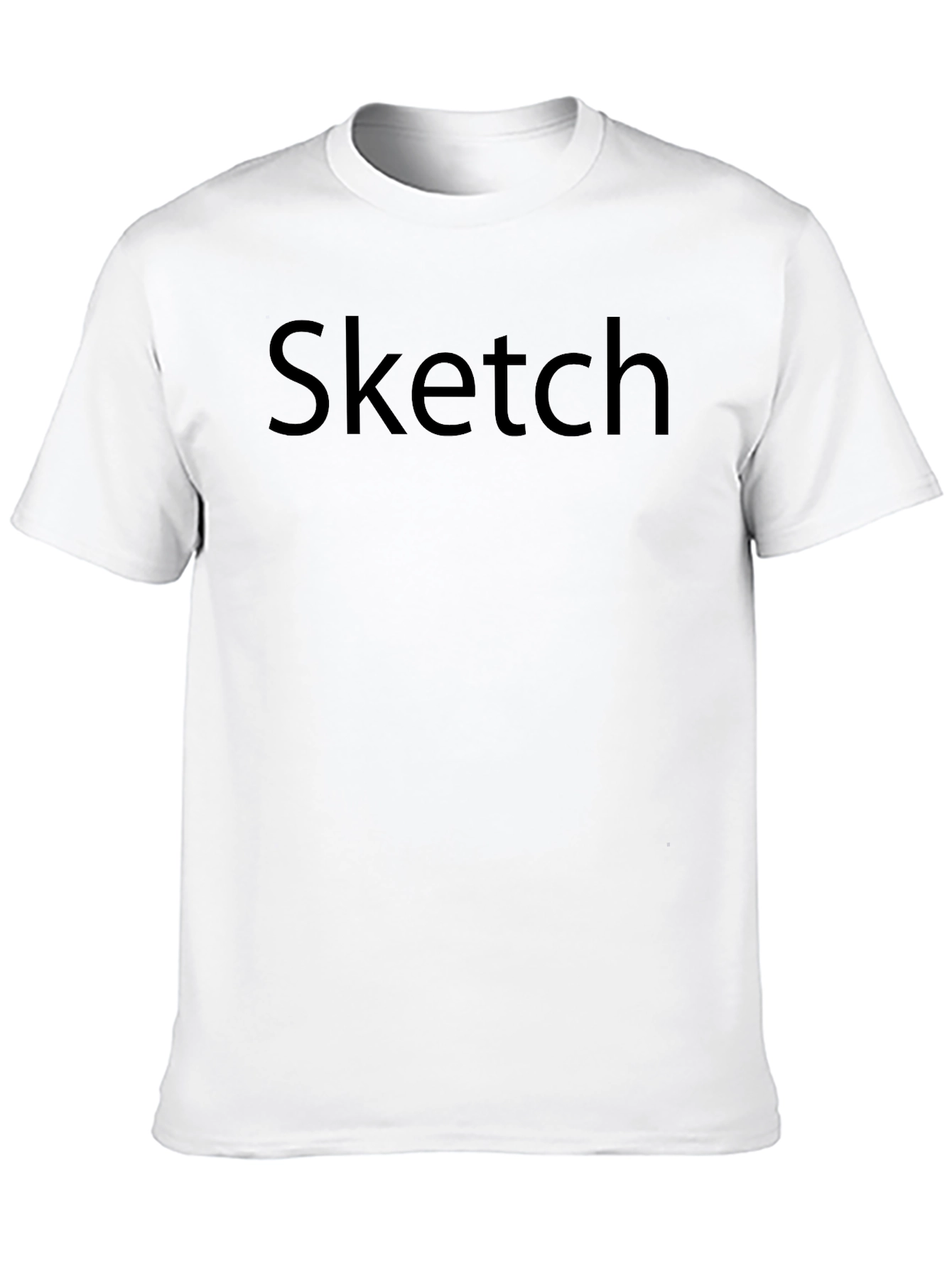 Sketch Mens Black Crewneck T-shirt