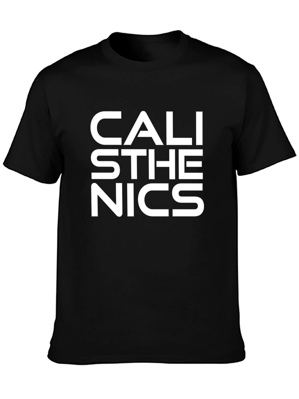Calisthenics Graphic Tee - Black Cotton Blend
