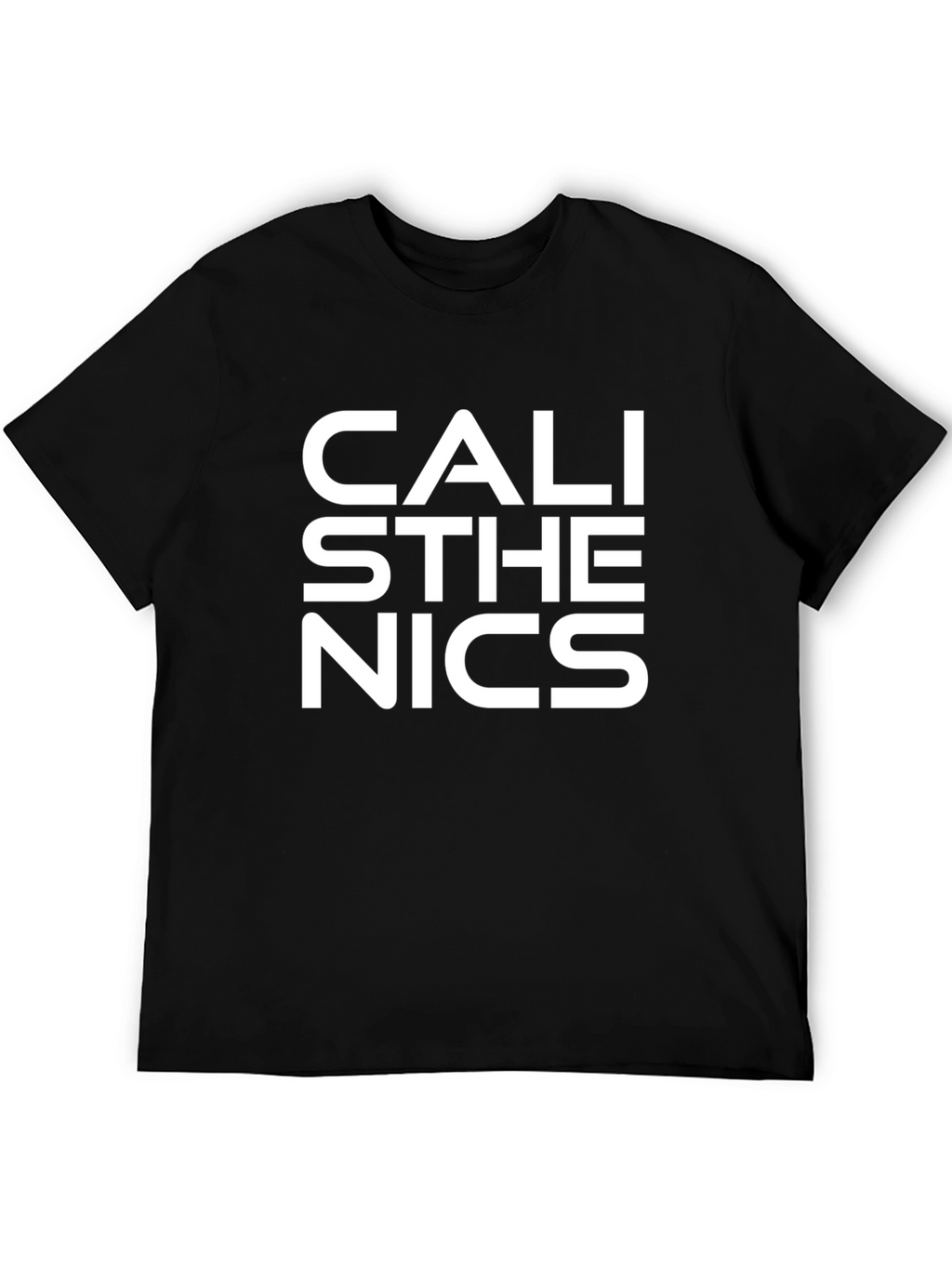 Calisthenics Graphic Tee - Black Cotton Blend
