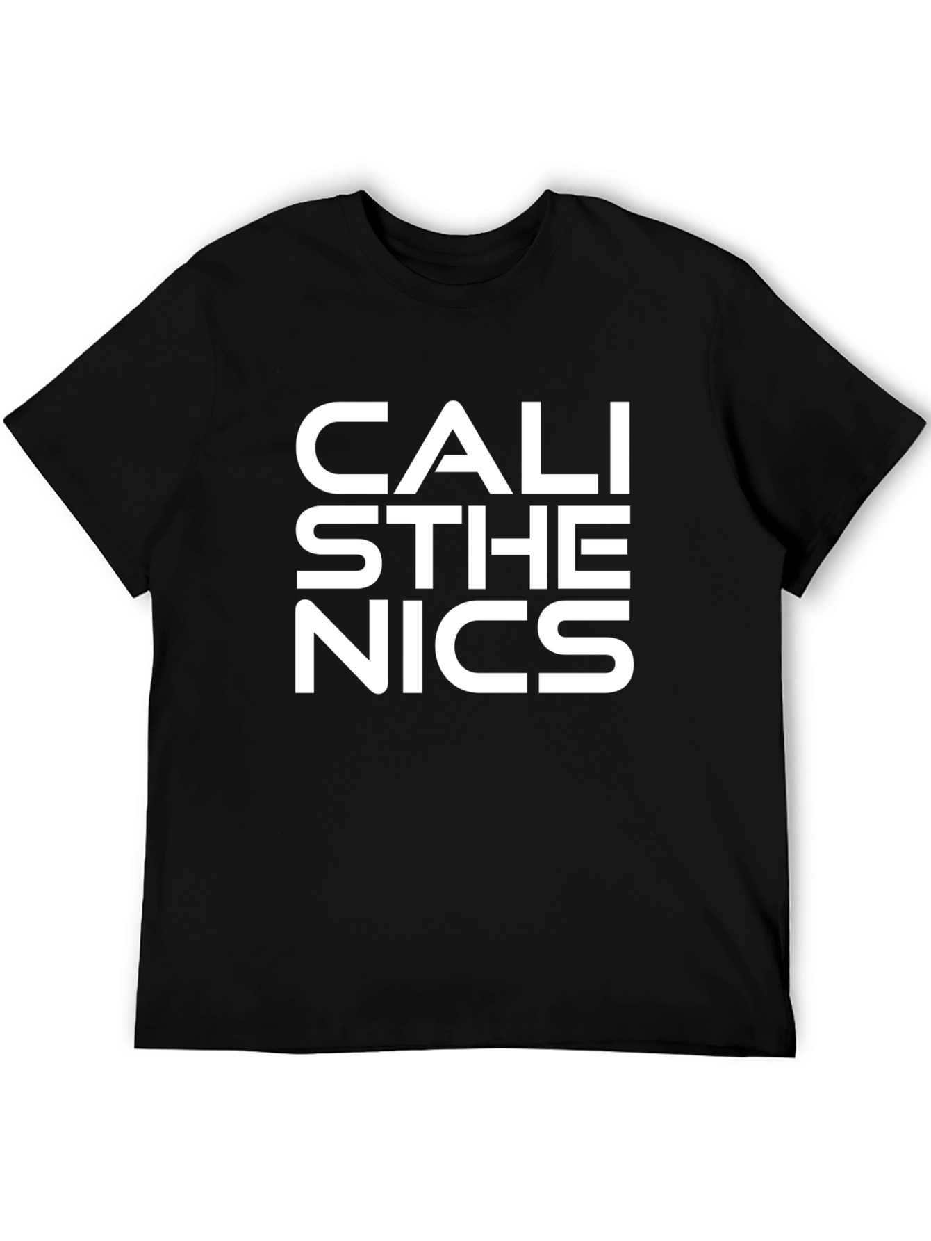 Calisthenics Graphic Tee - Black Cotton Blend