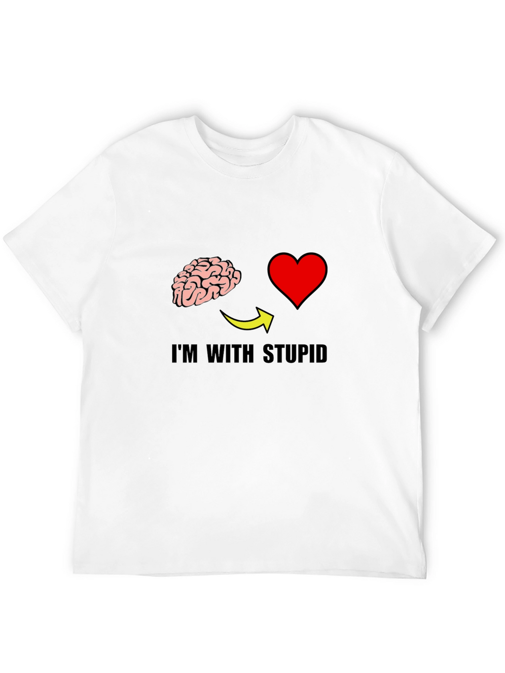 Im With Stupid Graphic T-Shirt