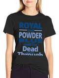 Royal and Powder Blue Graphic T-Shirt