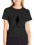 Stuntman Amputee Humor Graphic T-Shirt