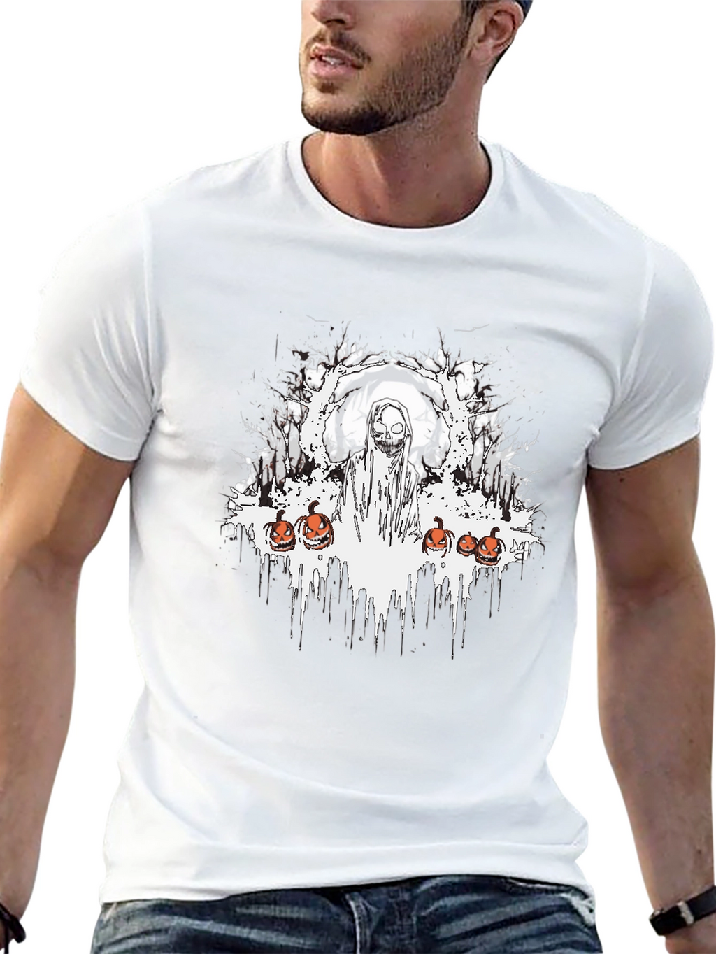 Spooky Halloween Graphic Tee