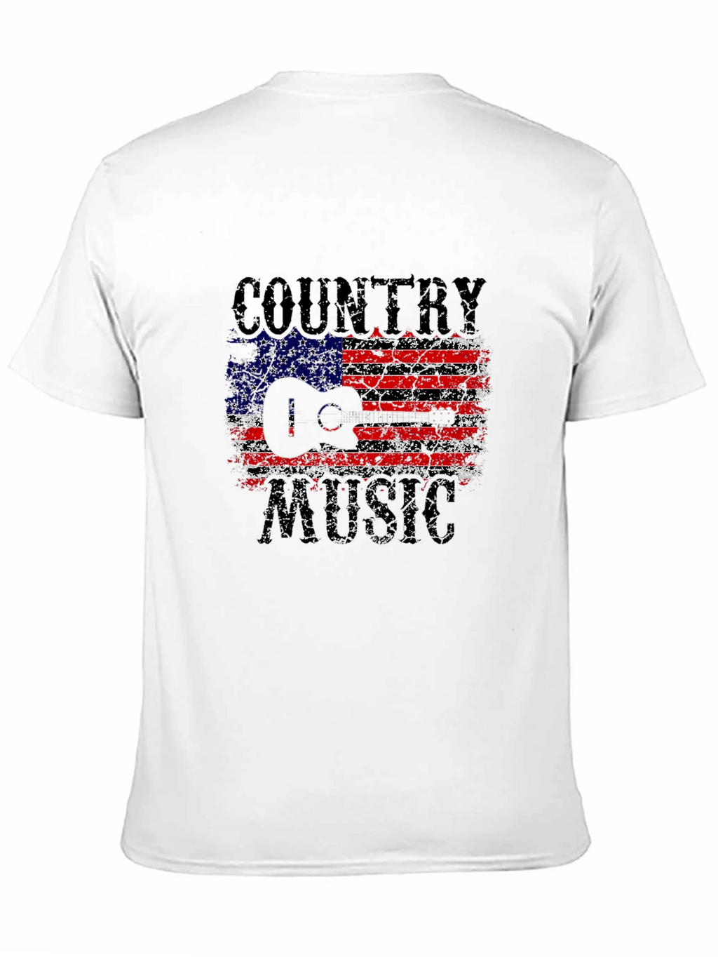 Country Music USA Flag Graphic T-Shirt