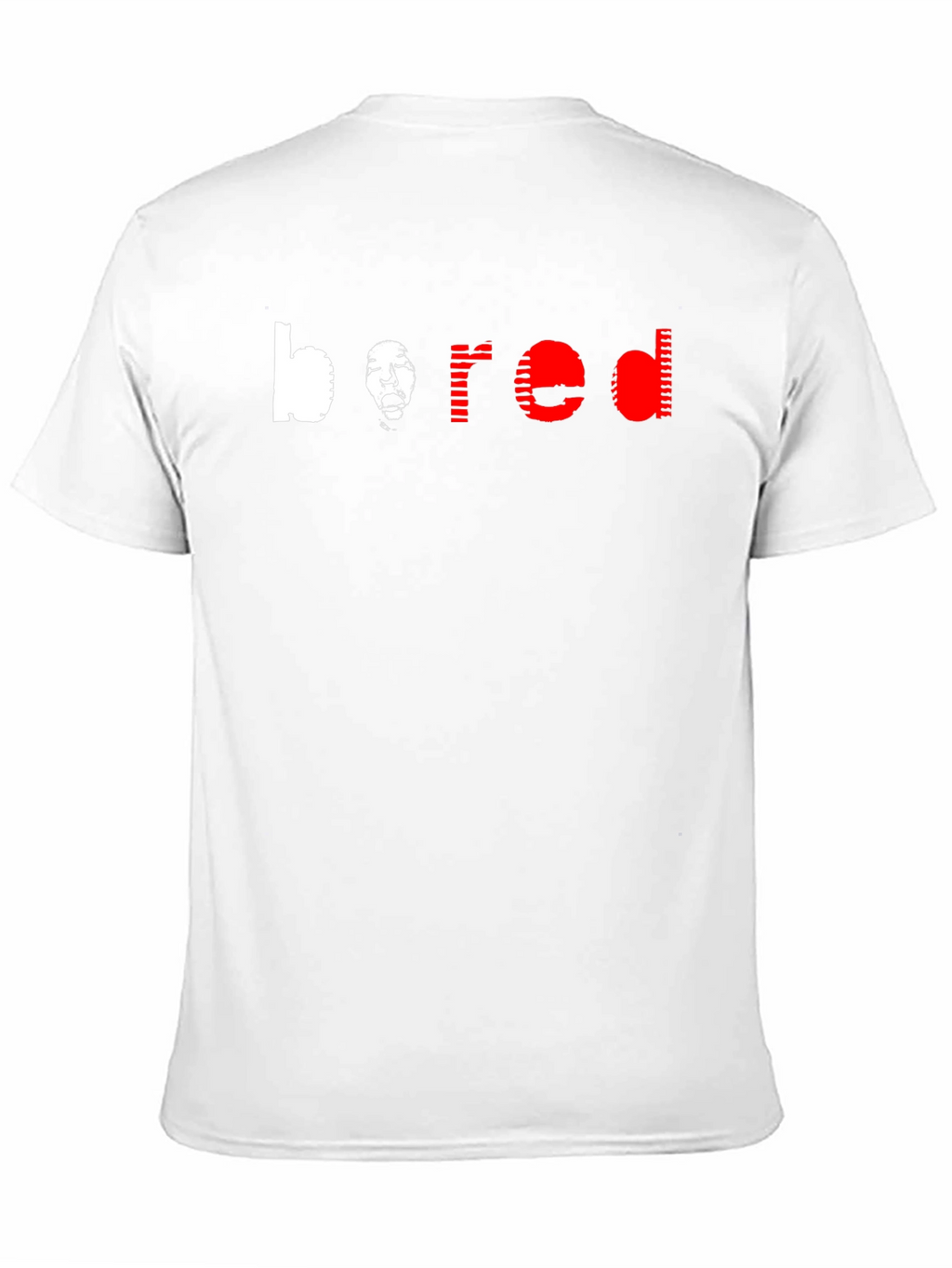 Bored Graphic Tee - Mens Black Crewneck T-Shirt