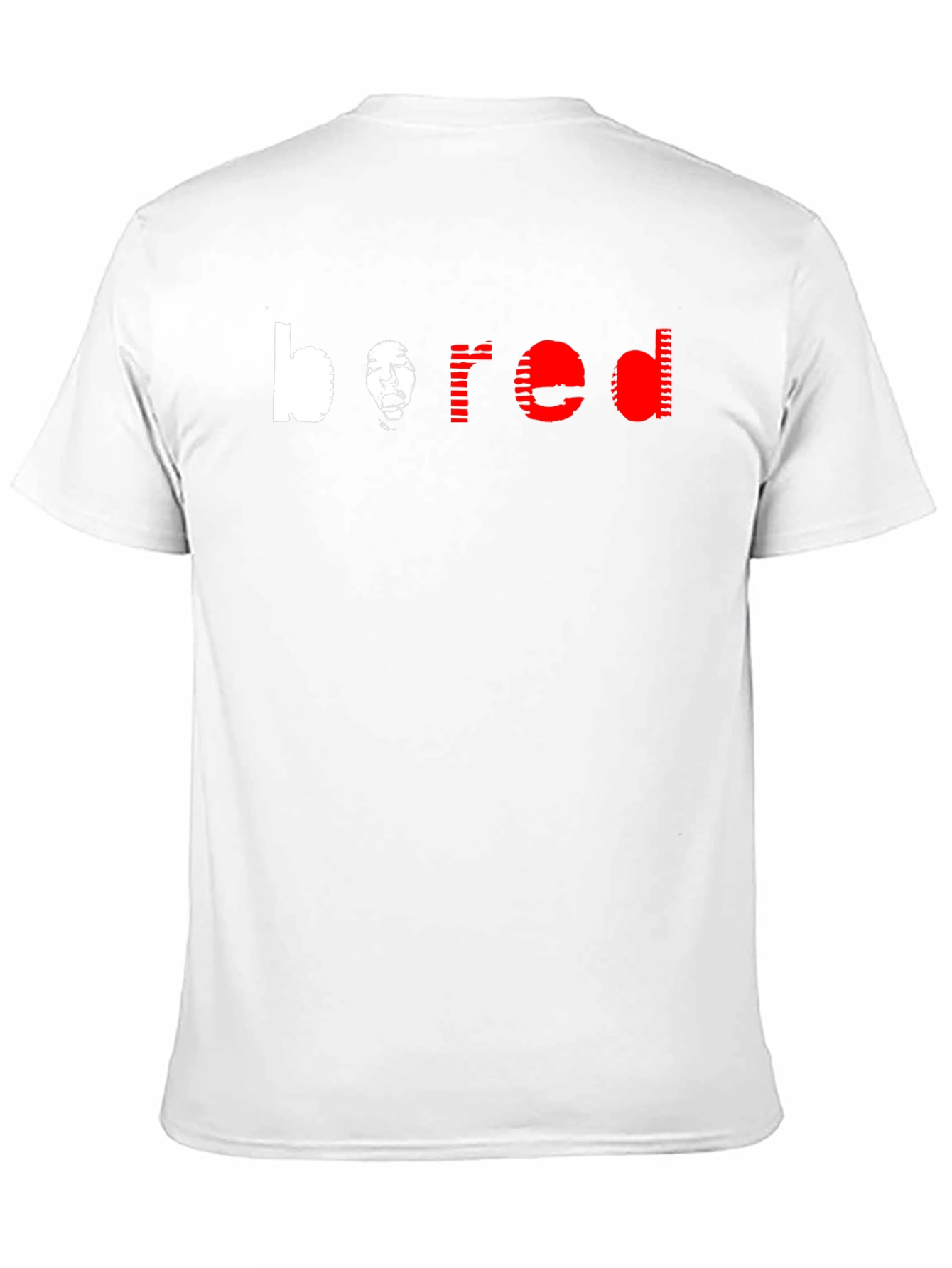 Bored Graphic Tee - Mens Black Crewneck T-Shirt