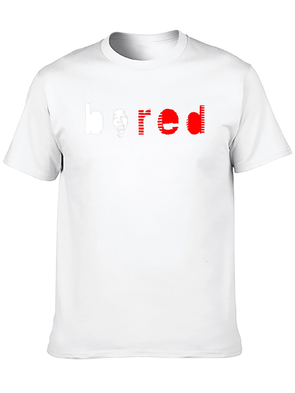Bored Graphic Tee - Mens Black Crewneck T-Shirt
