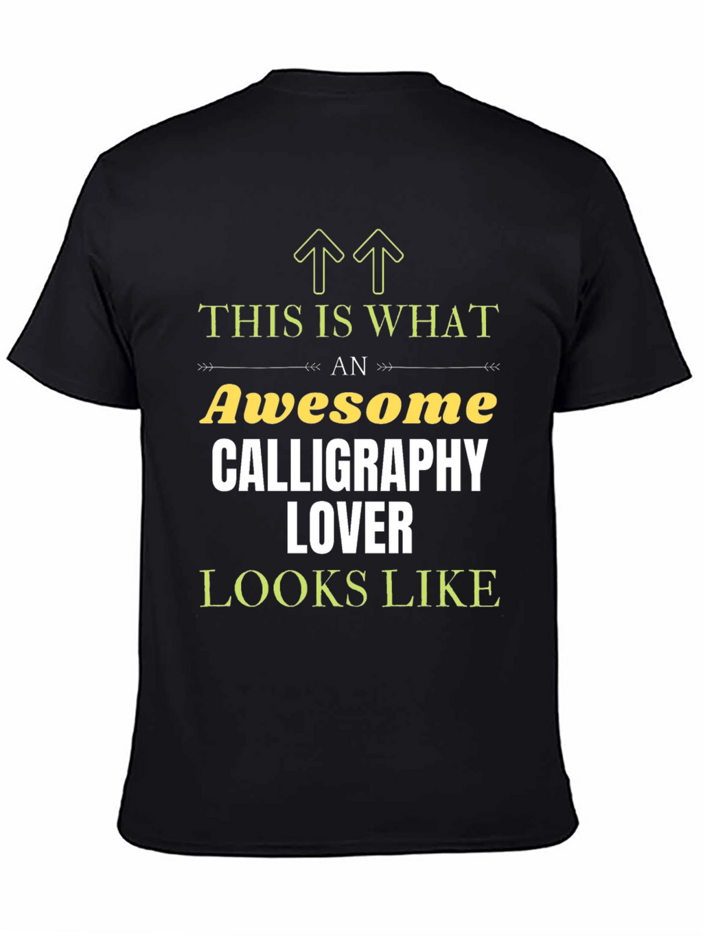 Awesome Calligraphy Lover Graphic T-Shirt