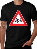 School Zone T-Shirt - Black Cotton Tee