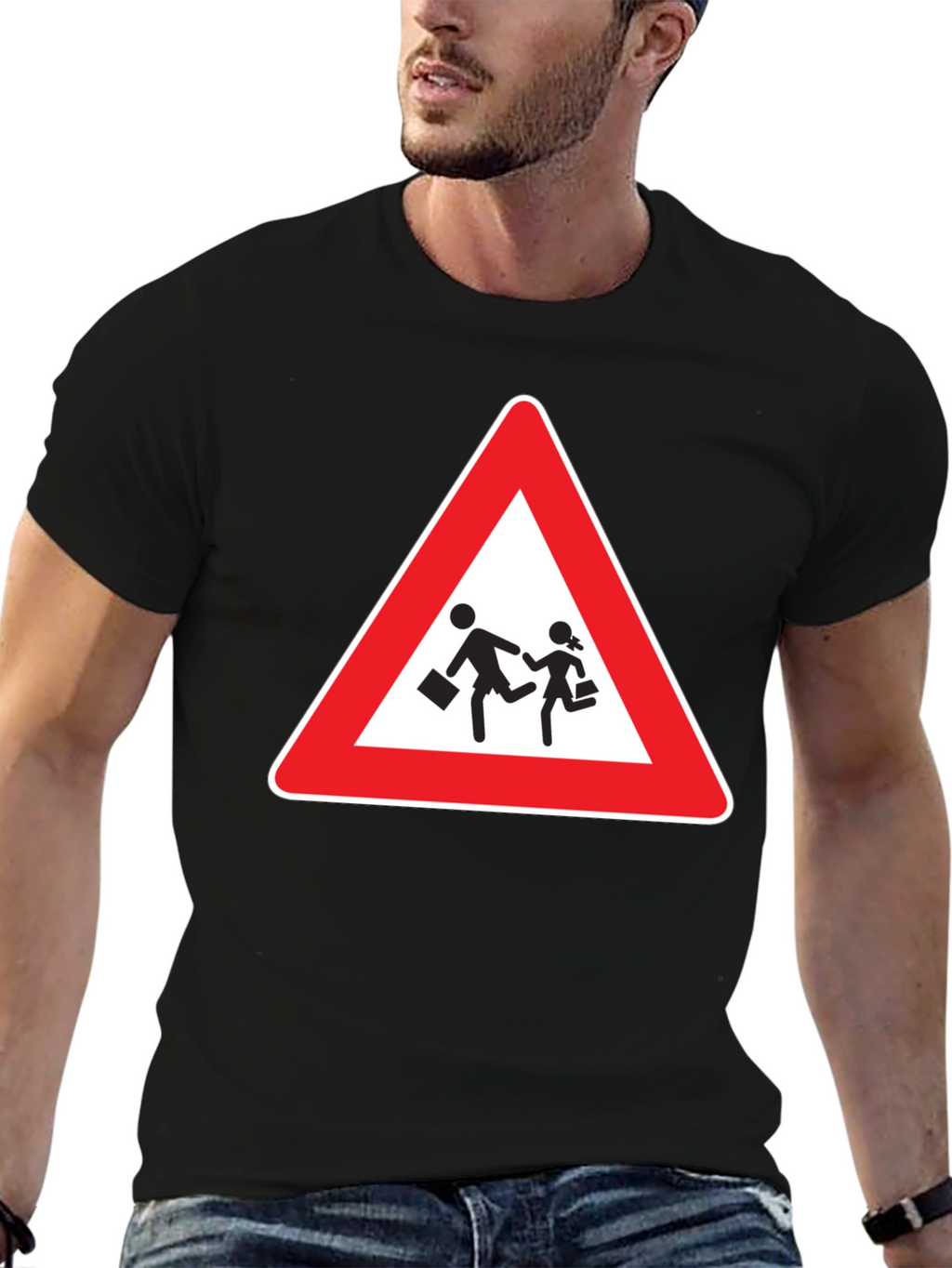 School Zone T-Shirt - Black Cotton Tee