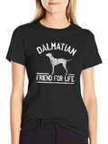Dalmatian Friend for Life Graphic T-Shirt