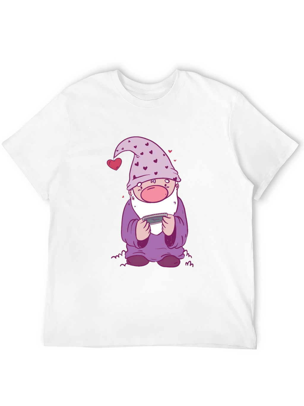 Gamer Gnome Graphic Tee - Black Cotton T-Shirt