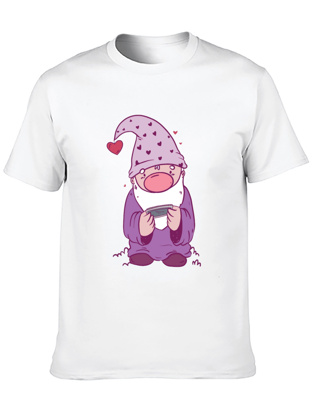 Gamer Gnome Graphic Tee - Black Cotton T-Shirt
