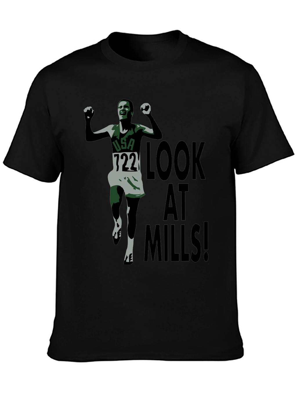 Look at Mills! Athlete Graphic T-Shirt