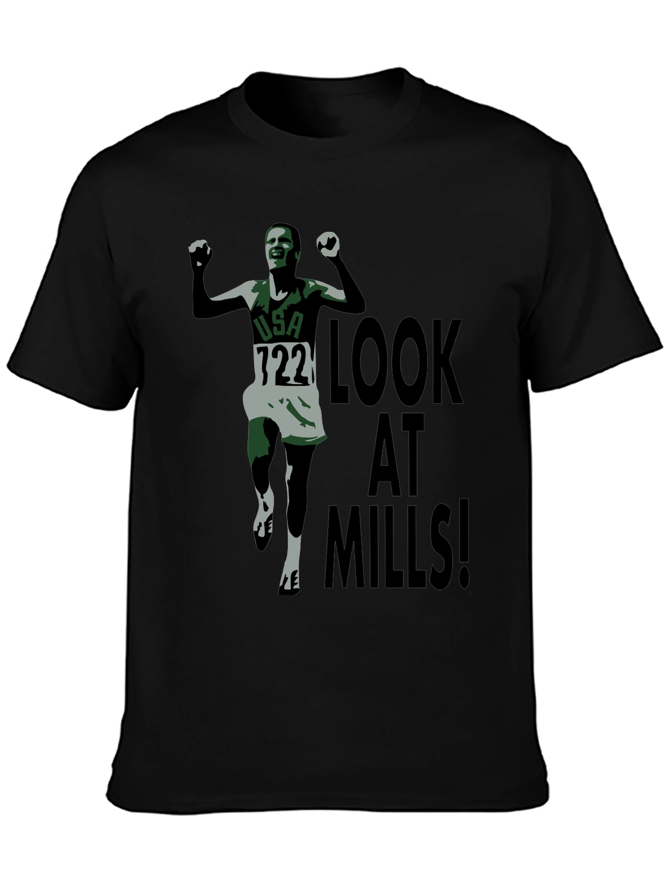 Look at Mills! Athlete Graphic T-Shirt