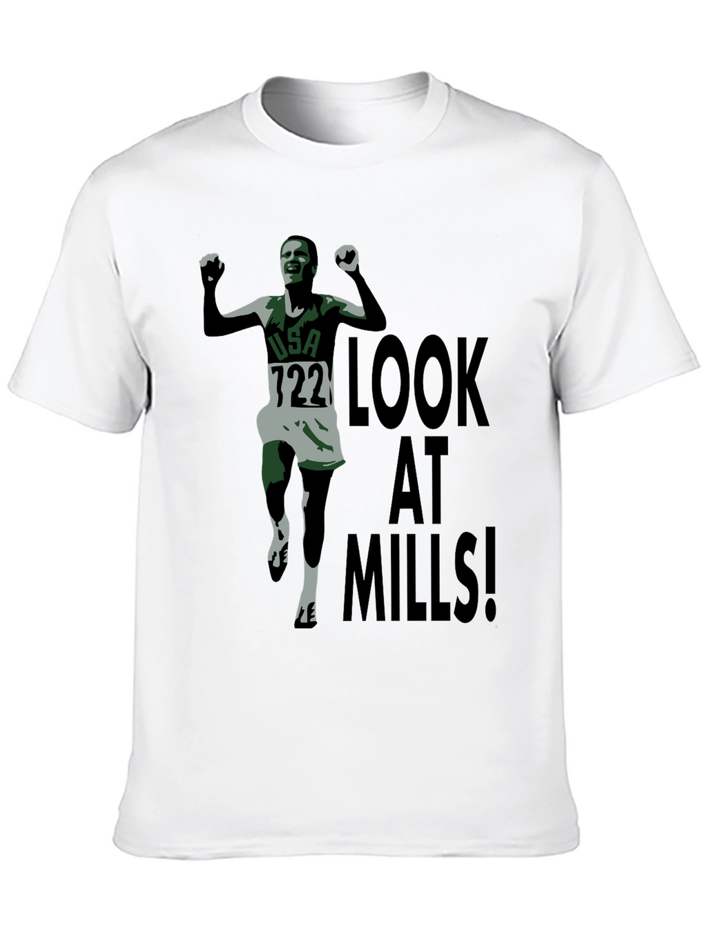 Look at Mills! Athlete Graphic T-Shirt