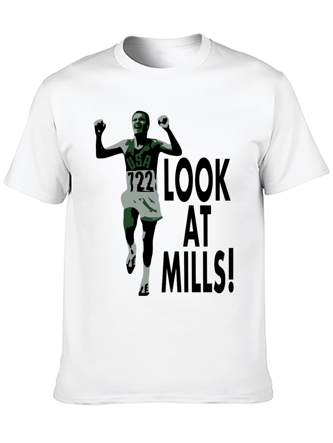 Look at Mills! Athlete Graphic T-Shirt