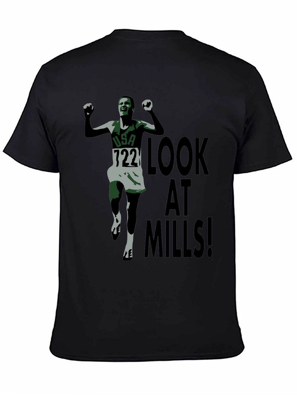 Look at Mills! Athlete Graphic T-Shirt